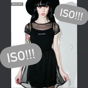 ISO!!!!!!! Daria Sheer Tee Dress